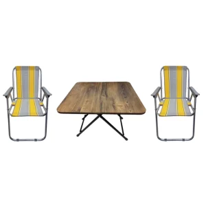 میز و صندلی سفری J2 مجموعه 3 عددی