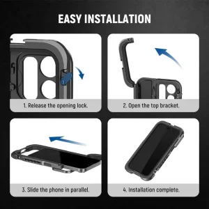 قسمت های مختلف کیج موبایل آیفون