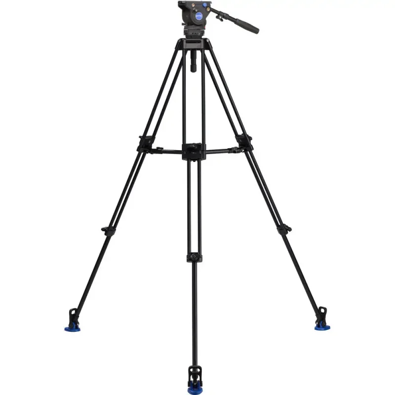 باز شده سه پایه فیلمبرداری بنرو Benro BV4 Pro Video Tripod Kit