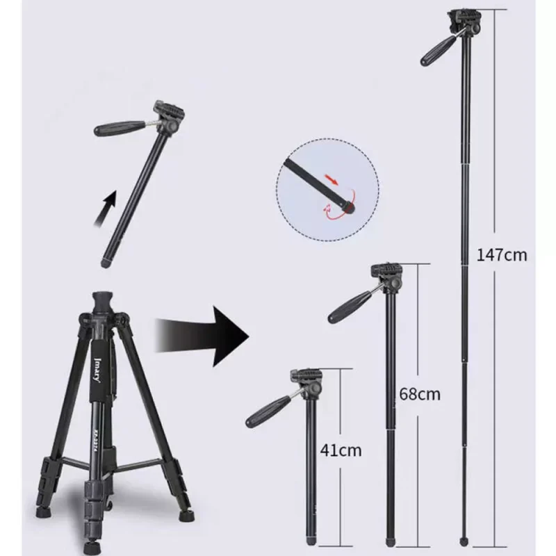 سه پایه دوربین جیماری Jmary Kp-2274 Camera Tripod