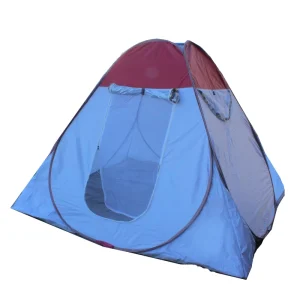 چادر مسافرتی 8 نفره طبیعت فنری ch250 نقره پلی استر