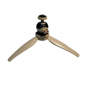 سه پايه عکاسي بيک Beike Q166 Mini Tripod-Gold+هولدر موبایل