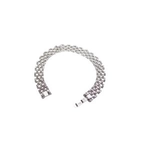 دستبند رولکس سه ردیف سفید