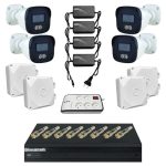 پکیج دوربین مداربسته 4 کانال 5 مگاپیکسل HD سیماران HD4CH5MP-212751