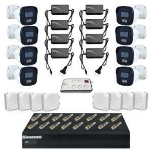 پکیج دوربین مداربسته 8 کانال 5 مگاپیکسل HD سیماران HD8CH5MP-212752