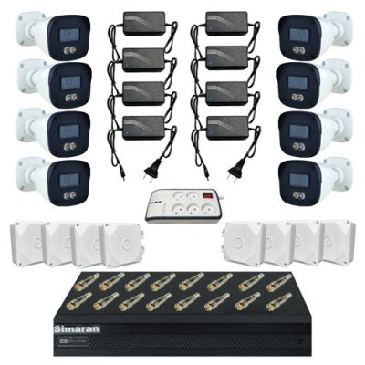 پکیج دوربین مداربسته 8 کانال 5 مگاپیکسل HD سیماران مدل HD8CH5MP-212752