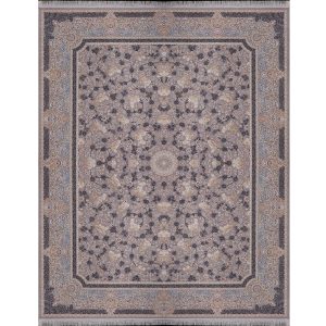 فرش 1500 شانه طرح عمارت زمینه صدفی