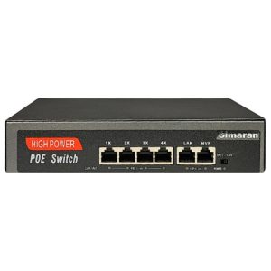 سوئیچ ۶ پورت POE1000/UP1000 سیماران SM-LC42P