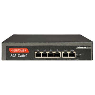 سوئیچ ۶ پورت POE1000/UP1000 سیماران مدل SM-LC42P