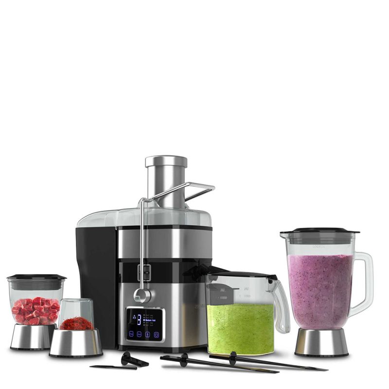 آبمیوه گیری ٤ کاره دیجیتال لمسی استیل ZJB1406