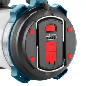 تصویر نورافکن لیتیوم حرفه ای با برد 1200 متر رونیکس مدل RH-4255 از نزدیک