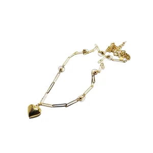 گردنبند ایتالیایی قلب فانتزی طرح2