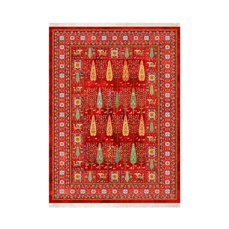 فرش ابریشم ماشینی ۱۲۰۰ شانه کد T1050