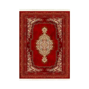 فرش ابریشم نما ماشینی ۱۲۰۰ شانه کد T1081