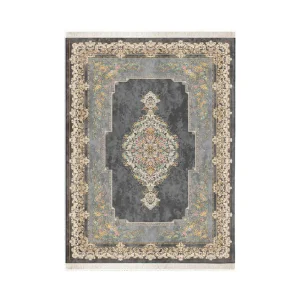 فرش ابریشم ماشینی ۱۲۰۰ شانه کد T1083