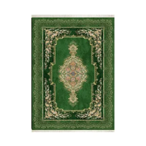 فرش ابریشم نما ماشینی ۱۲۰۰ شانه کد T1086