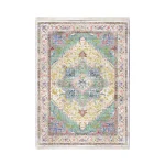 فرش ابریشم ماشینی ۱۲۰۰ شانه کد T1091