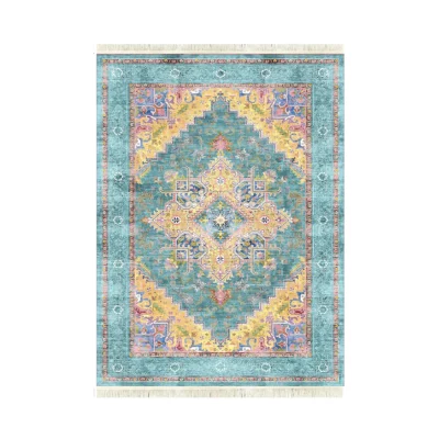 فرش ابریشم ماشینی ۱۲۰۰ شانه کد T1092