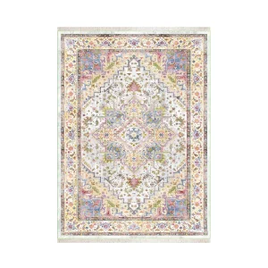 فرش ابریشم نما ماشینی ۱۲۰۰ شانه کد T1095