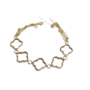 دستبند طلا حنا طرح ونکلیف