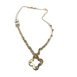 گردنبند طلا دوبل ونکلیف 4