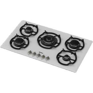 اجاق گاز رومیزی نیک کالا GGH-304/3 سفيد شيشه ای
