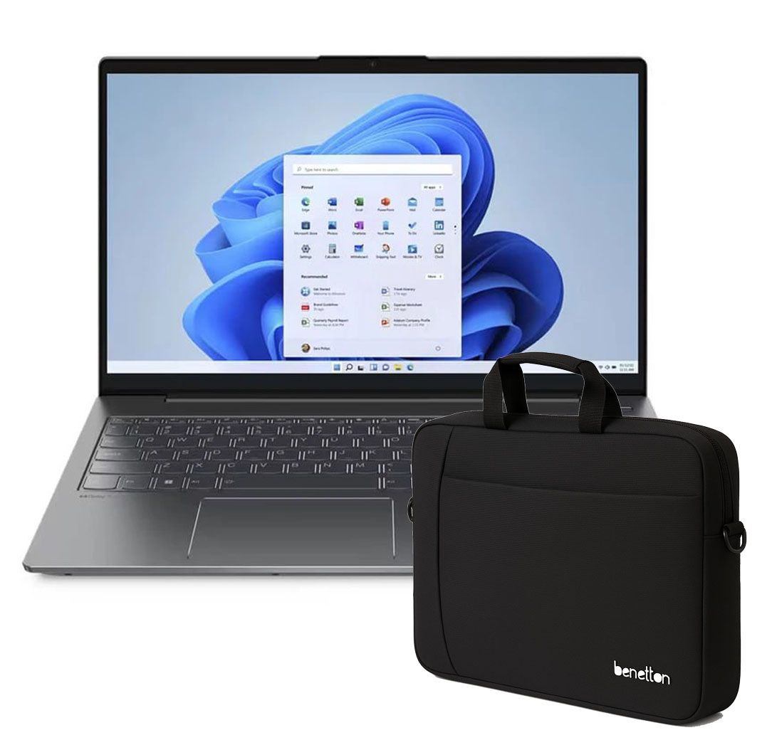 5 مدل از بهترین لپ تاپ ها برای معلمان و اساتید 3 لپتاپ ۱۵.۶ اینچی لنوو مدل Ideapad 5 i5 1235U 16GB 512SSD MX550 + کیف دستی