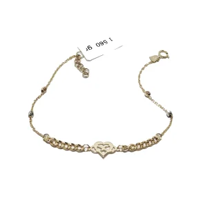 دستبند طلا قلب کرشمه