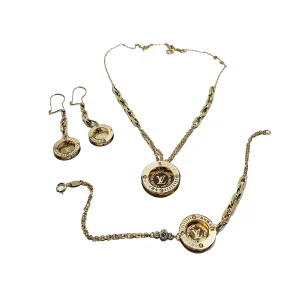 نیم ست طلا طرح لویی ویلتون فنز دوبل