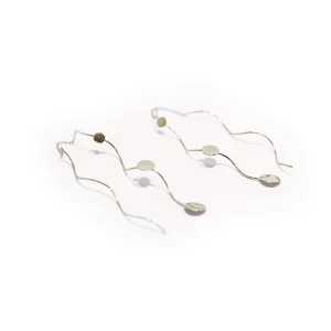 گوشواره طلا طرح پیچ دایره