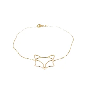 انگشتر طلا مینیمال سری دلبر طرح روباه