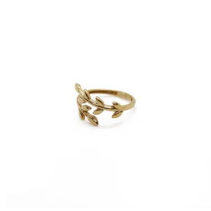 انگشتر طلا مینیمال طرح شکوفه