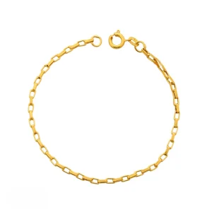 دستبند طلا دیپلمات طرح کلاسیک  (کم اجرت)