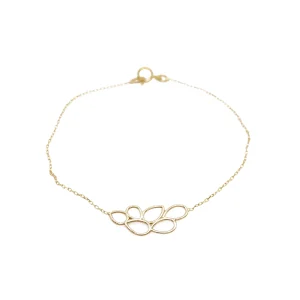 دستبند طلا سری دلبر طرح مزاک