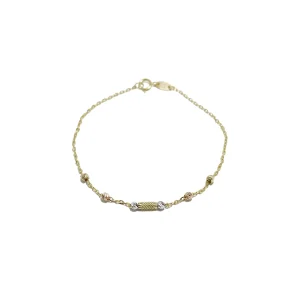 دستبند طلای ال برنادو نسیم طرح 3