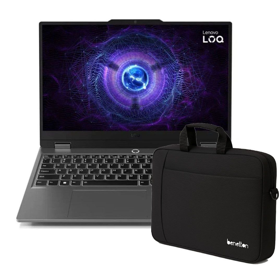 ‌لپ‌تاپ ۱۵.۶ اینچی لنوو مدل LOQ 15IRX9 i7 13650HX 16GB 512SSD RTX3050 + کیف دستی