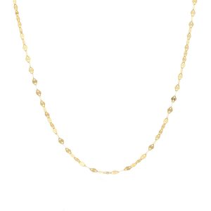 زنجیر گردنبند پولکی ایتالیایی