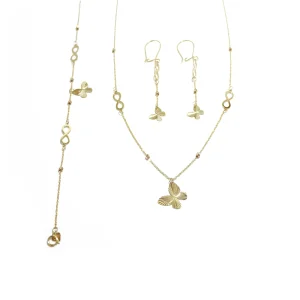 سرویس طلا سری ونوس طرح پروانه اومگا