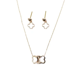 نیم ست طلا سری اس ای طرح ونکلیف