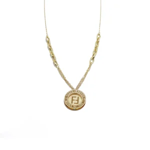 گردنبند ترکیبی دوبل لیزری فندی