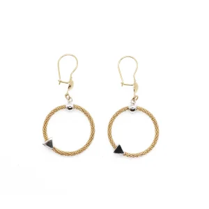 گوشواره طلا سری فرد طرح شوآف