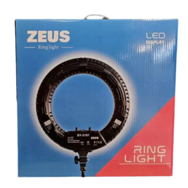 رینگ لایت عکاسی ZEUS SY-3161 Ringlight بسته بندی