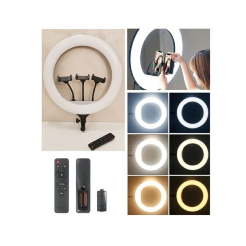 رینگ لایت زئوس ZEUS YQ-460B Ring Light تنظیم رنگ