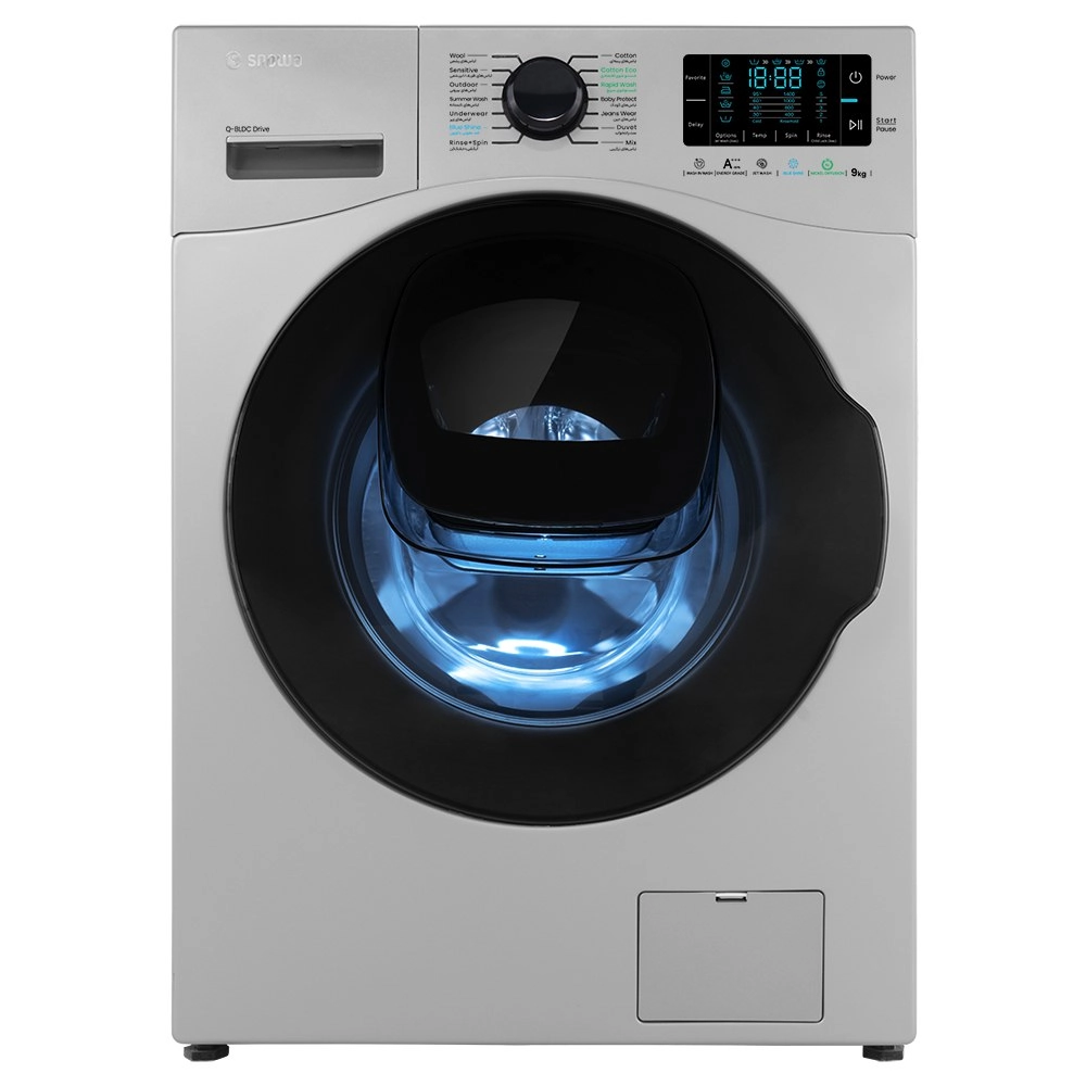 اسنوا لباسشویی 9 کیلویی استیل مدل F92S