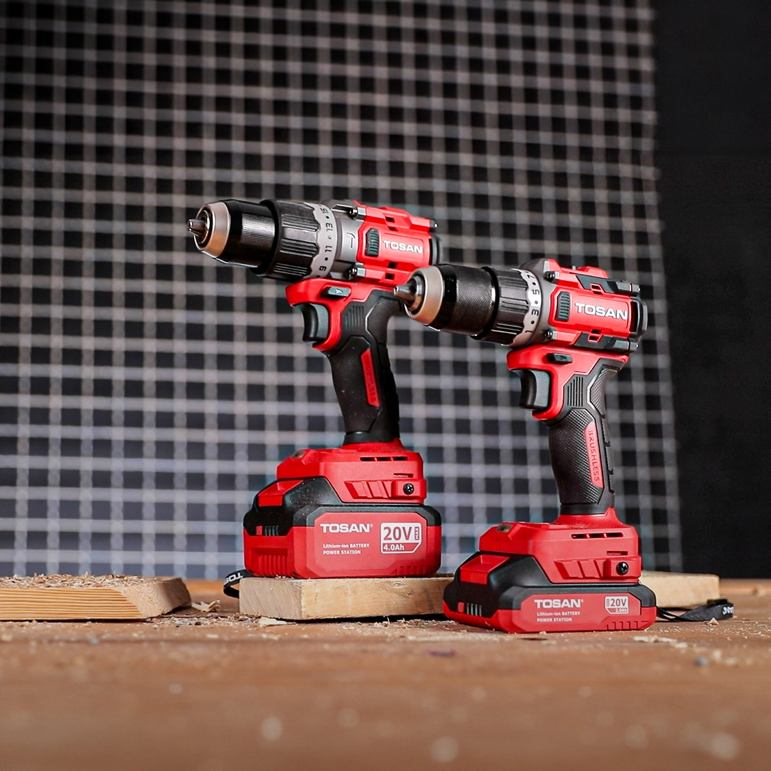 دریل پیچ گوشتی شارژی چکشی براشلس توسن مدل 9620BHS