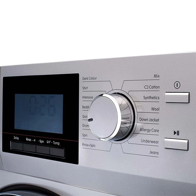 ماشین لباسشویی تی سی ال مدل M94-ASBL ظرفیت 9 کیلوگرم نقره ای