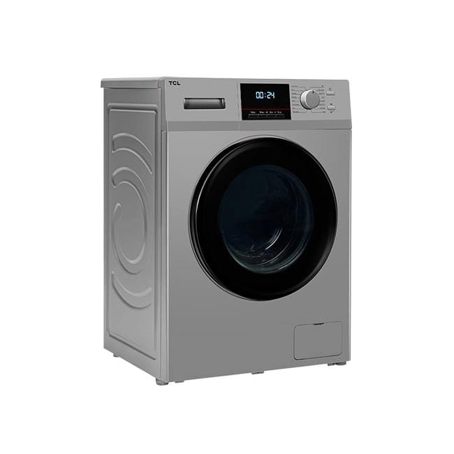 ماشین لباسشویی تی سی ال مدل M94-ASBL ظرفیت 9 کیلوگرم نقره ای