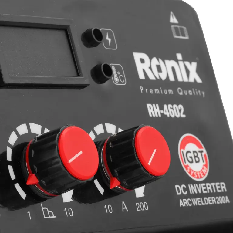 اینورتر جوشکاری 200 آمپر مدل پاورپلاس رونیکس مدل RH-4602