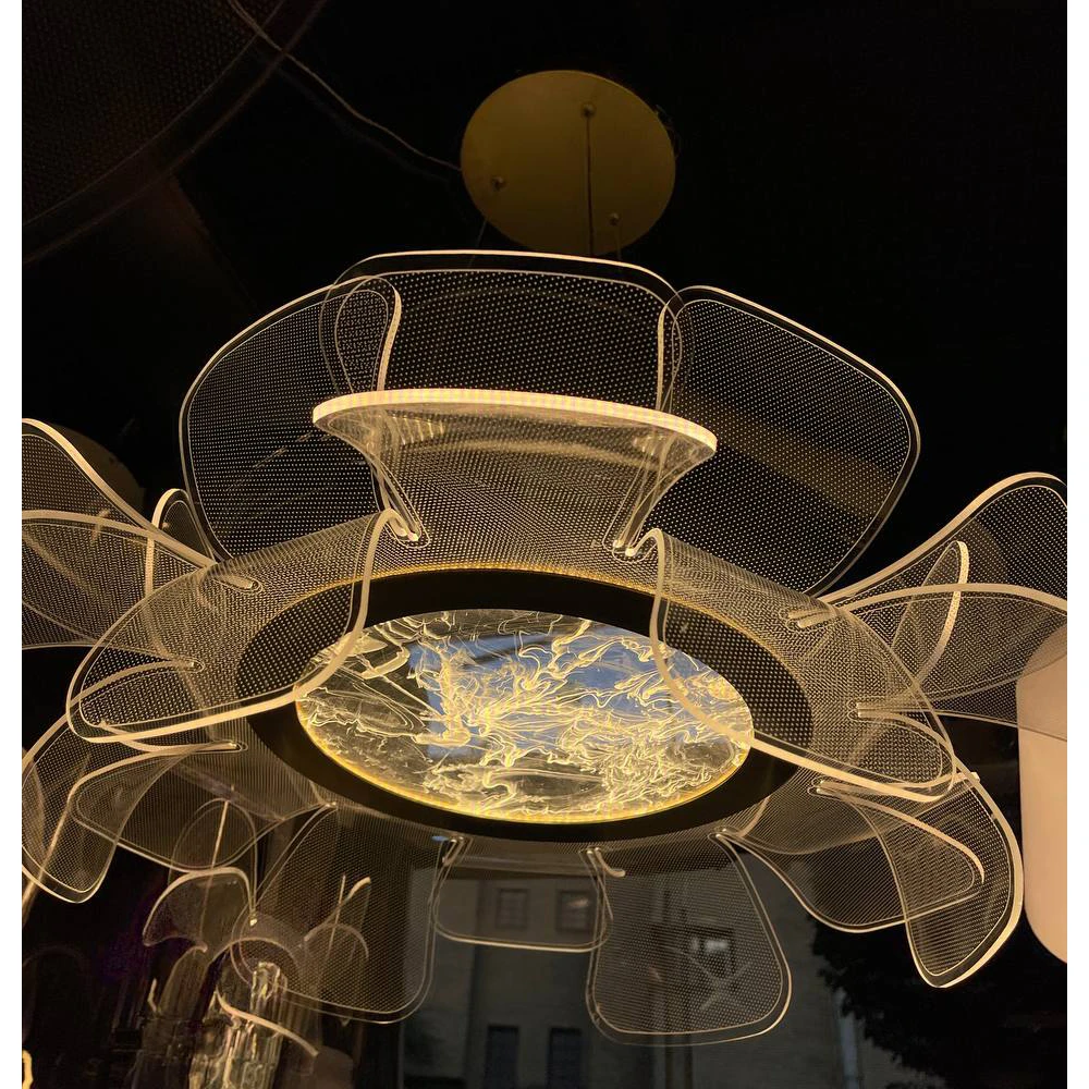 لوستر آویز سقفی مدل OL6 ستاره شمال