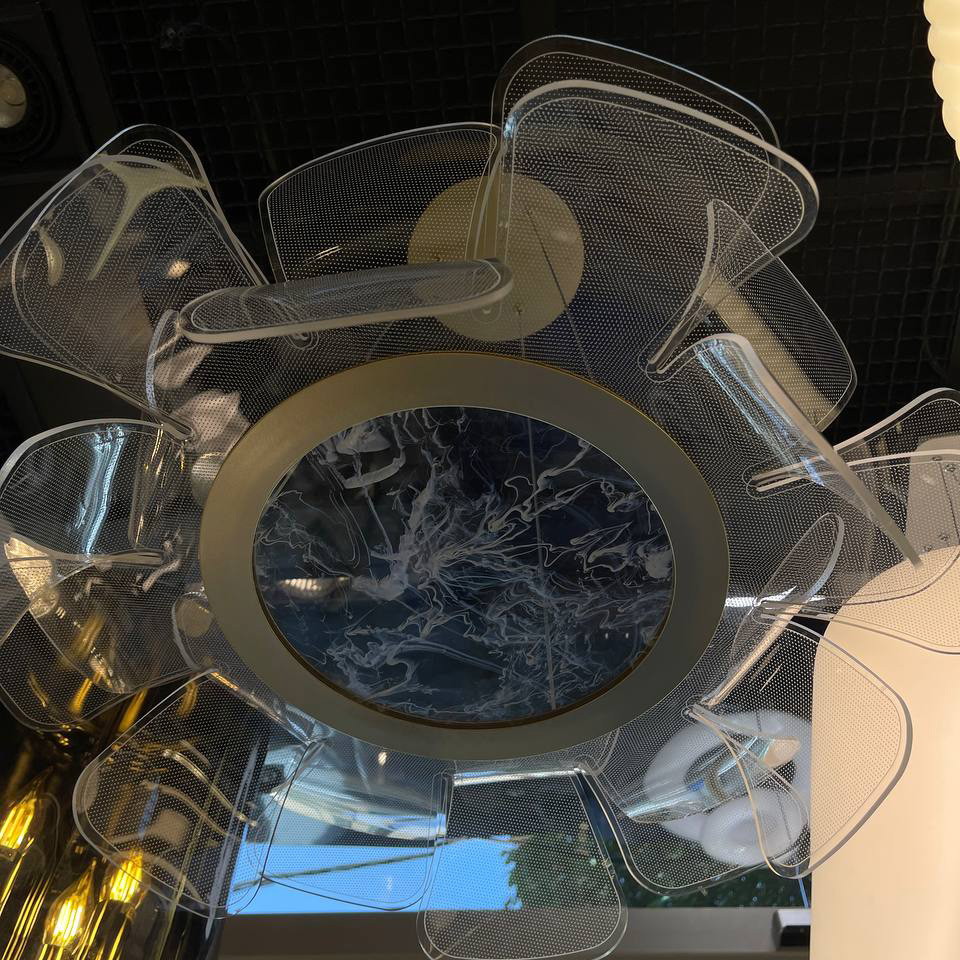 لوستر آویز سقفی مدل OL6 ستاره شمال